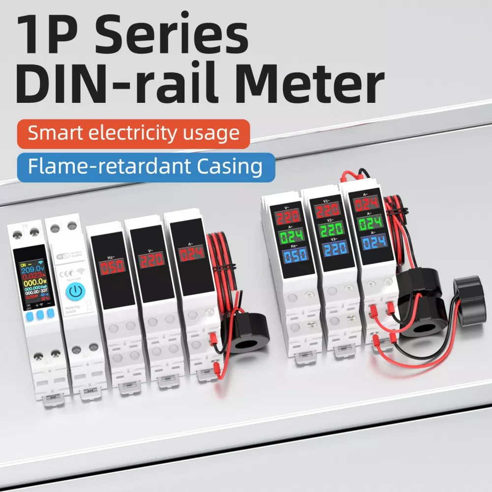 Compteur sur rail Din 1P