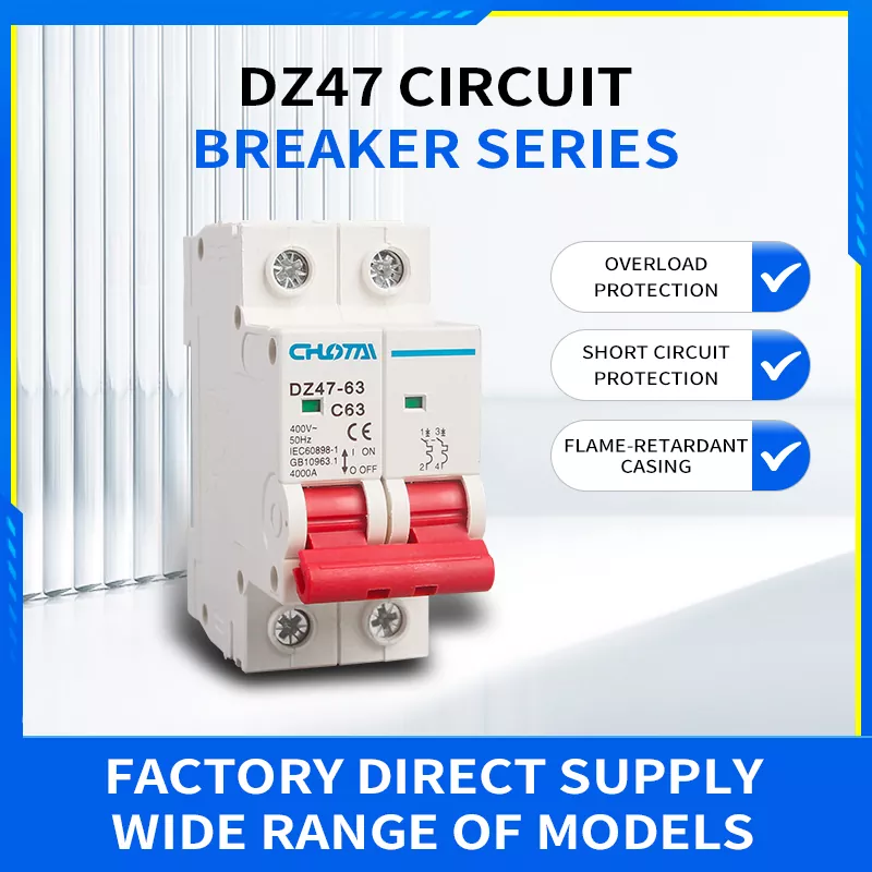 Disjoncteur miniature 2P 63A DZ47