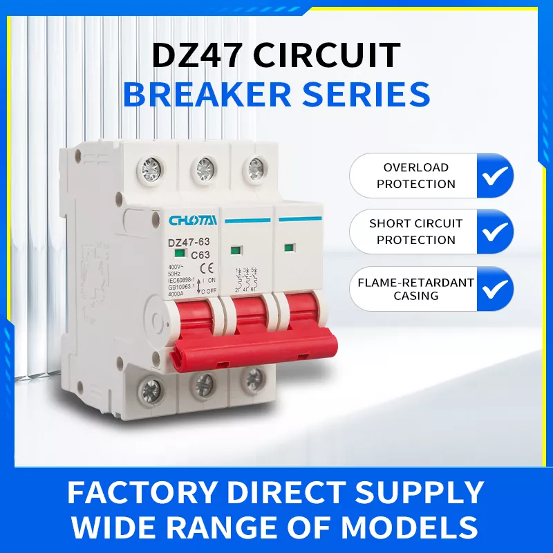 Disjoncteur miniature 3P 63A DZ47