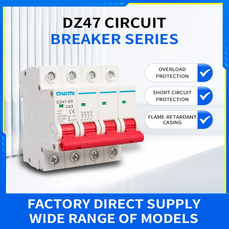 Disjoncteur miniature 4P 63A DZ47