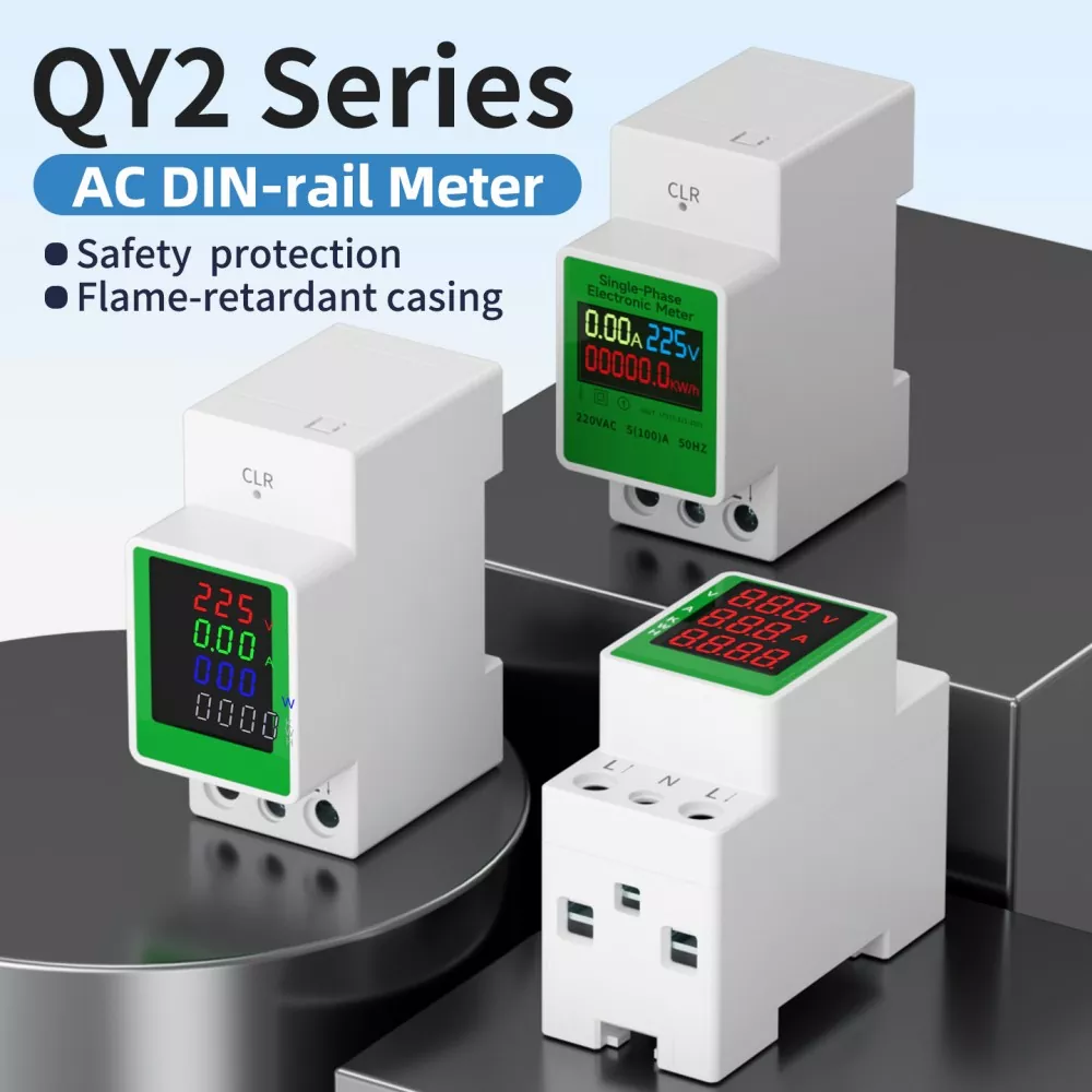 Compteur sur rail QY2 AC Din